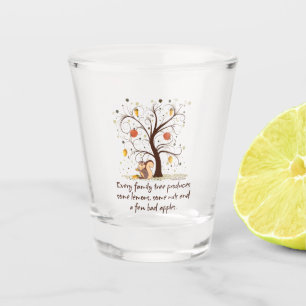 Verre A Shot Humour d'arbre généalogique