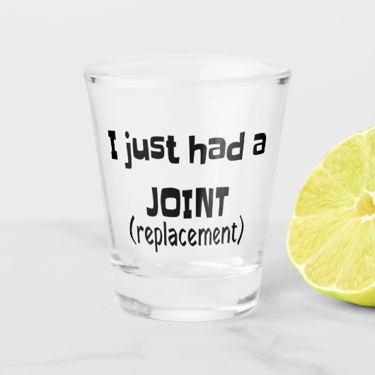 Verre A Shot Humour de remplacement conjoint drôle nouveauté (Devant)