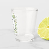 Verre A Shot Hydrangeas blanches pour 75e anniversaire (Droite)