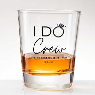 Verre A Shot I Do Crew Bridal Party Bachelorette Party Favorise