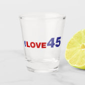 Verre A Shot I Love 45 (Devant)