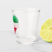 Verre A Shot I Love Algérie, Algérienne couleur de drapeau du c (Droite)