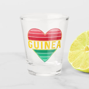 Verre A Shot I Love Guinée, Coeur guinéen