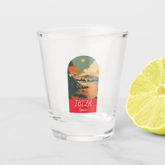 Verre A Shot Ibiza Espagne (Devant)