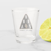 Verre A Shot Ibiza Espagne logo bar de plage moderne (Dos)