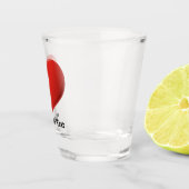 Verre A Shot Icône Coeur 3D (Droite)
