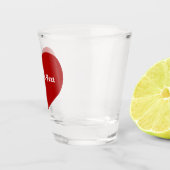 Verre A Shot Icône Coeur plat (Droite)