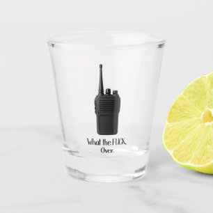 Verre A Shot Icône Fu*k Sur L'Icône Drôle Walkie Talkie