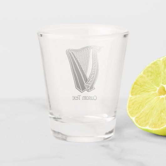Verre A Shot Icône Harpe (Dos)