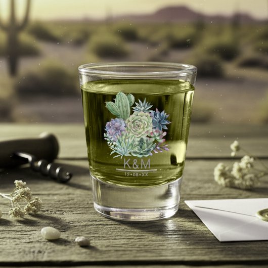 Verre A Shot ID Mariage Succulent515
