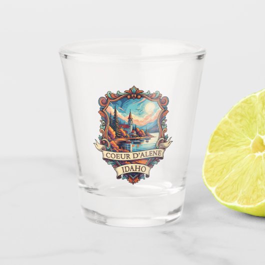Verre A Shot Idaho Lake Coeur d'Alene (Devant)