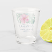 Verre A Shot Idée de cadeau de fête tropicale pour enterrement  (Dos)