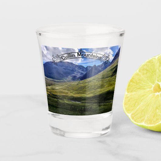 Verre A Shot Île de Skye Monts Cuillin (Devant)