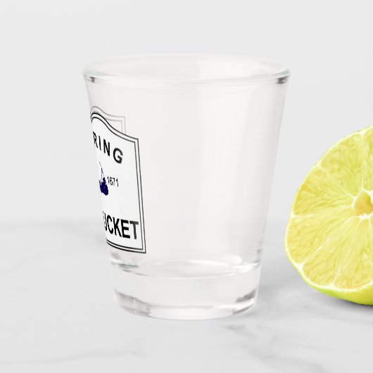 Verre A Shot Île entrante de Nantucket (Droite)