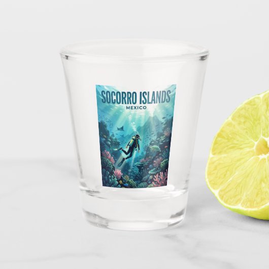 Verre A Shot Îles Socorro Mexique (Devant)