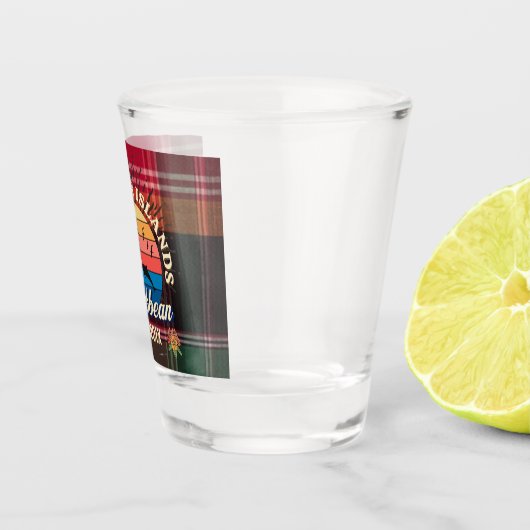 Verre A Shot Iles Vierges américaines Sainte-Croix USVI Madras (Droite)