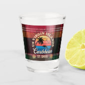 Verre A Shot Iles Vierges américaines Sainte-Croix USVI Madras (Devant)