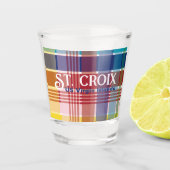 Verre A Shot Îles Vierges américaines Sainte-Croix USVI Madras (Devant)