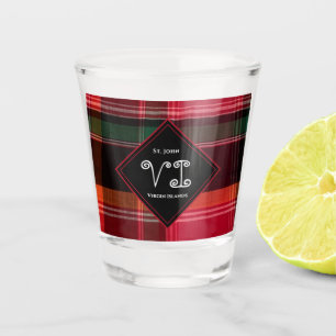 Verre A Shot Îles Vierges américaines St. John USVI Madras Trop