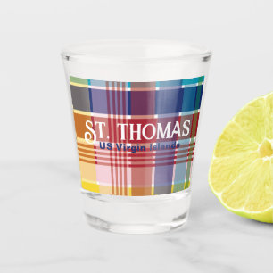 Verre A Shot Îles Vierges américaines St. Thomas USVI Madras