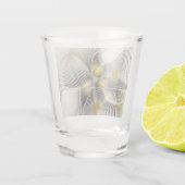 Verre A Shot Illusion d'optique abstraite fractale 3D avec prof (Dos)