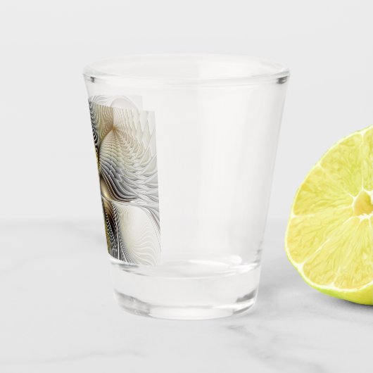 Verre A Shot Illusion Optique Abstrait 3D Fractal Avec Profonde (Droite)