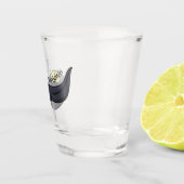 Verre A Shot Illustration amusante de dessin animé en têtard (Droite)