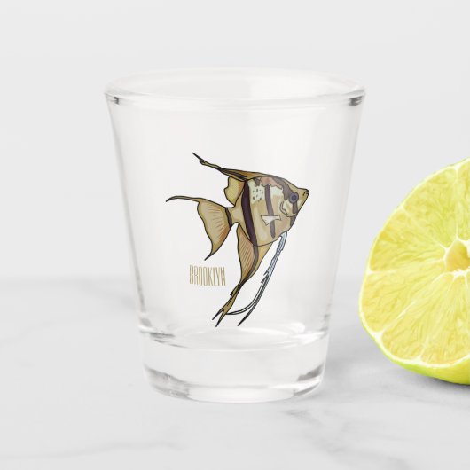Verre A Shot Illustration d'angelfish (Devant)