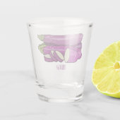Verre A Shot Illustration d'aubergine (Dos)