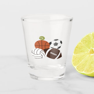 Verre A Shot illustration de balle de sport