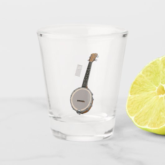 Verre A Shot Illustration de Banjo (Devant)