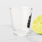 Verre A Shot Illustration de bateau pirate (Gauche)