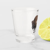 Verre A Shot Illustration de bison (Gauche)