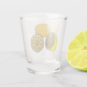 Verre A Shot Illustration de citron (Dos)