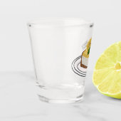 Verre A Shot Illustration de citron cheesecake (Gauche)