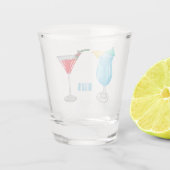 Verre A Shot Illustration de cocktail (Dos)