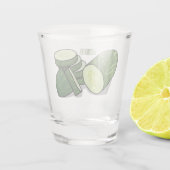 Verre A Shot Illustration de combre (Dos)