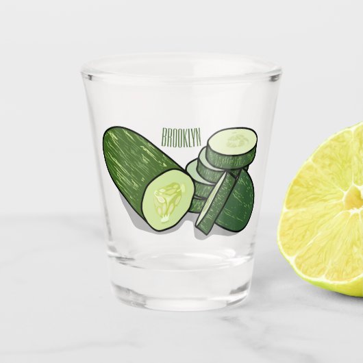 Verre A Shot Illustration de combre (Devant)
