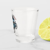 Verre A Shot Illustration de cyclo-pousse (Droite)