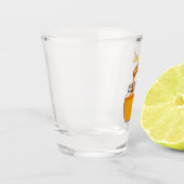 Verre A Shot Illustration de dessin sur le miel (Gauche)