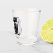 Verre A Shot Illustration de dessin sur micro-ondes (Droite)