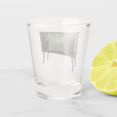 Verre A Shot Illustration de dessin télévisé (Dos)