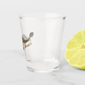 Verre A Shot Illustration de dinosaure blindé Ankylosaurus (Droite)