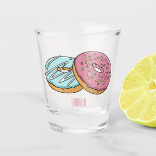 Verre A Shot Illustration de Donut