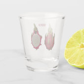 Verre A Shot Illustration de dragon fruit (Dos)
