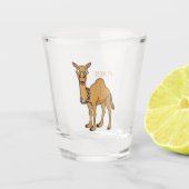 Verre A Shot Illustration de dromadaire (Devant)