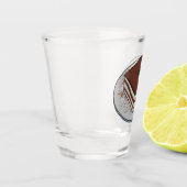 Verre A Shot Illustration de gâteau de Tiramisu (Gauche)