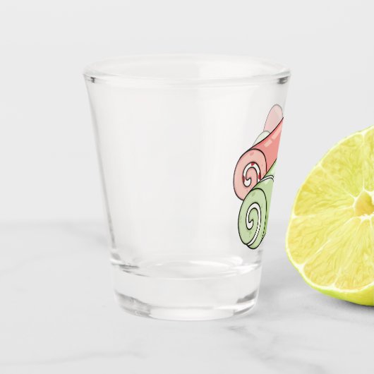 Verre A Shot Illustration de gâteau suisse roll / roll (Gauche)