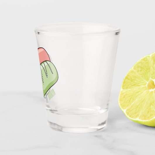 Verre A Shot Illustration de gâteau suisse roll / roll (Droite)