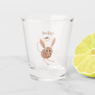 Verre A Shot Illustration de jerboa aux longues oreilles